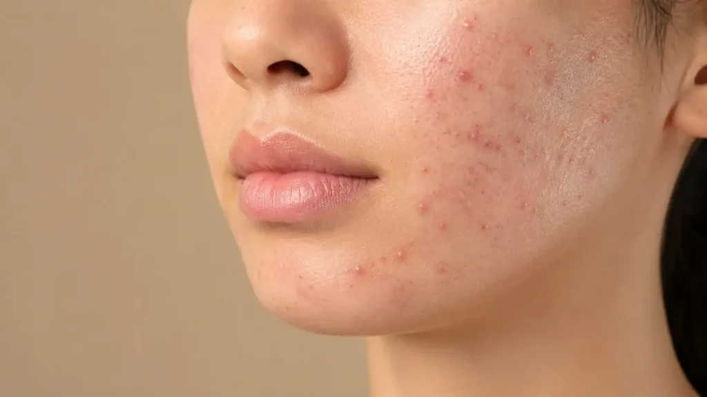 Cosmetic treatment gone wrong showing scarring after procedure with negligence claim documents