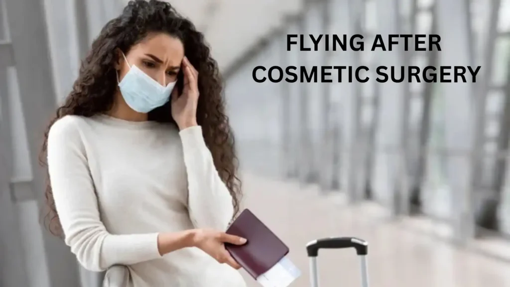 Flying after cosmetic surgery risks including DVT and blood clots on an aeroplane