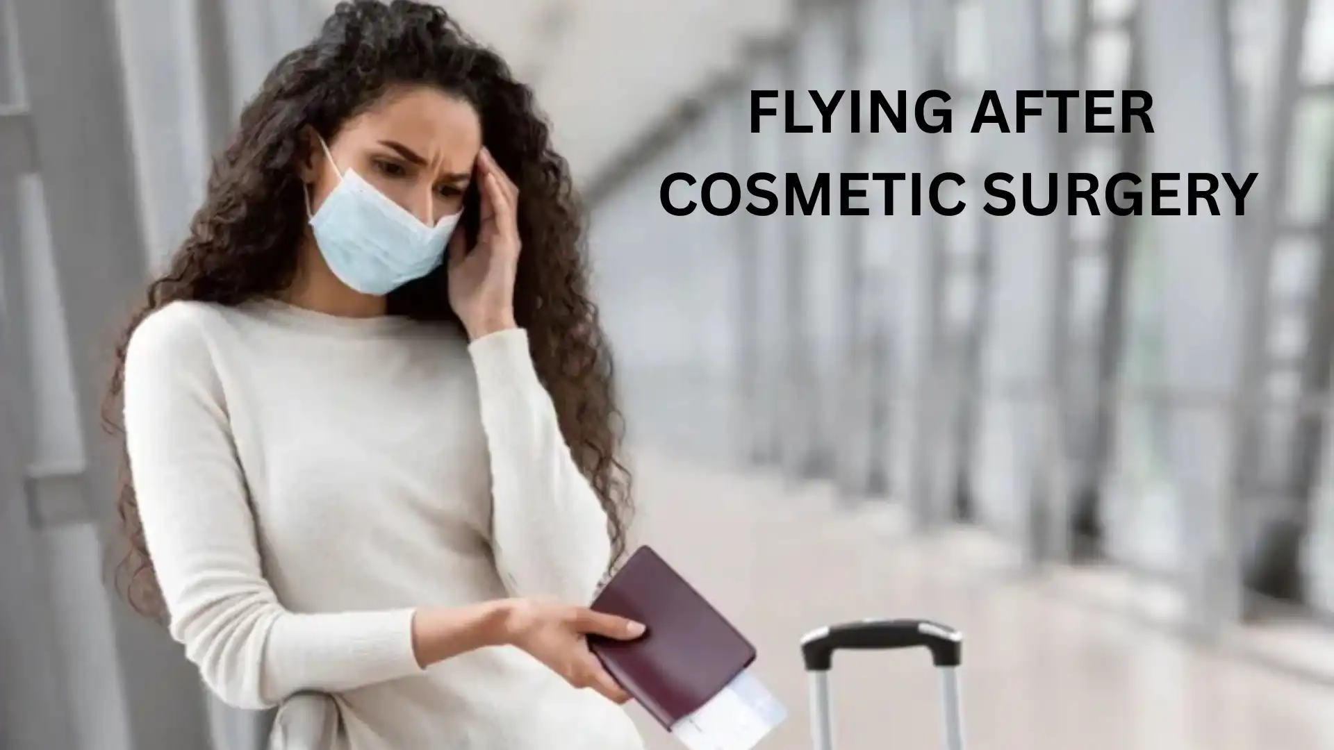 Flying after cosmetic surgery risks including DVT and blood clots on an aeroplane