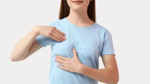 what is the 45 55 rule for breasts — diagram showing breast augmentation proportions upper and lower pole